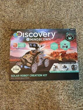 Discovery Solar Robot Creation Kit - Black, Blue, Silver